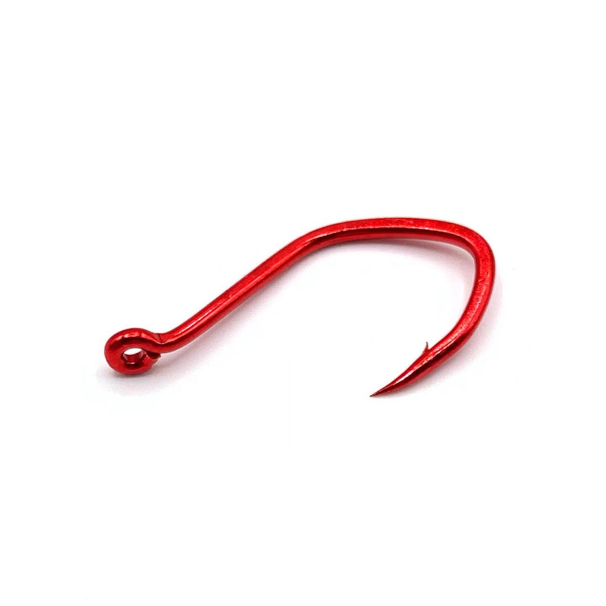 Matzuo Aberdeen Sickle Hooks, Red Chrome, 25-pk