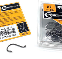 Load image into Gallery viewer, Black Magic Suicide Octopus C Point Hook, Black Nickel