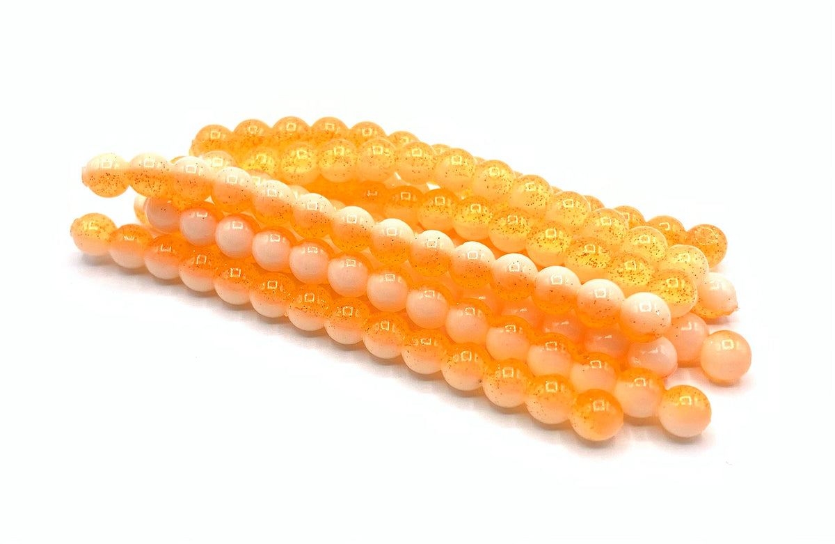 Soft Beads Lucky 20mm 8pk, Orange