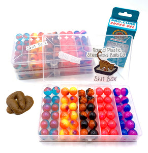 Round Plastic Steelhead Balls Co.16mm Shit Box Bundle, VERY LIMITED