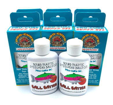 Round Plastic Steelhead Balls Co. x PRO-CURE Ball Batter, 2 oz.