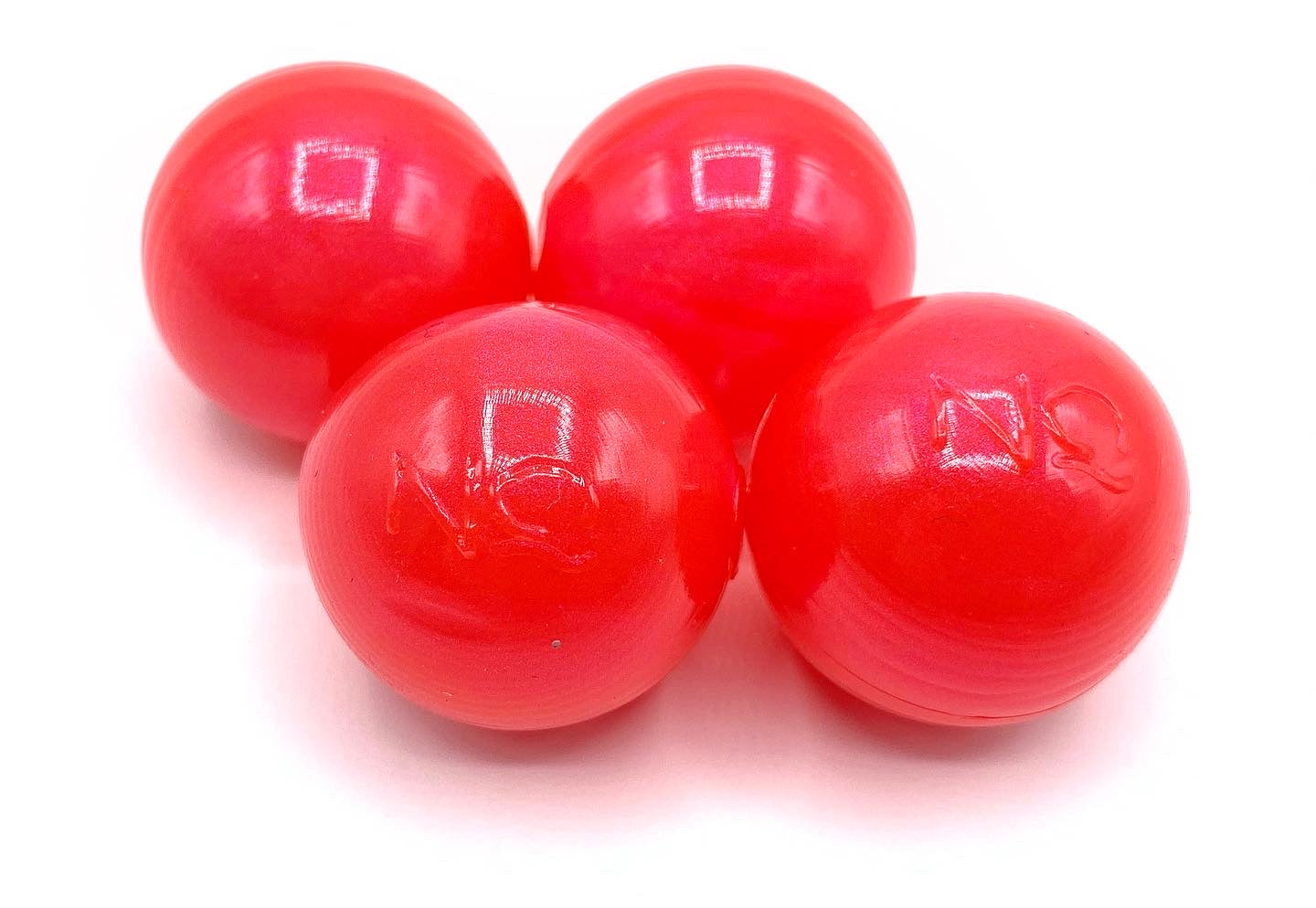 30pcs/Pack Round Fishing Beads Eva Assorted Bead Hard Floating Ball - Red 