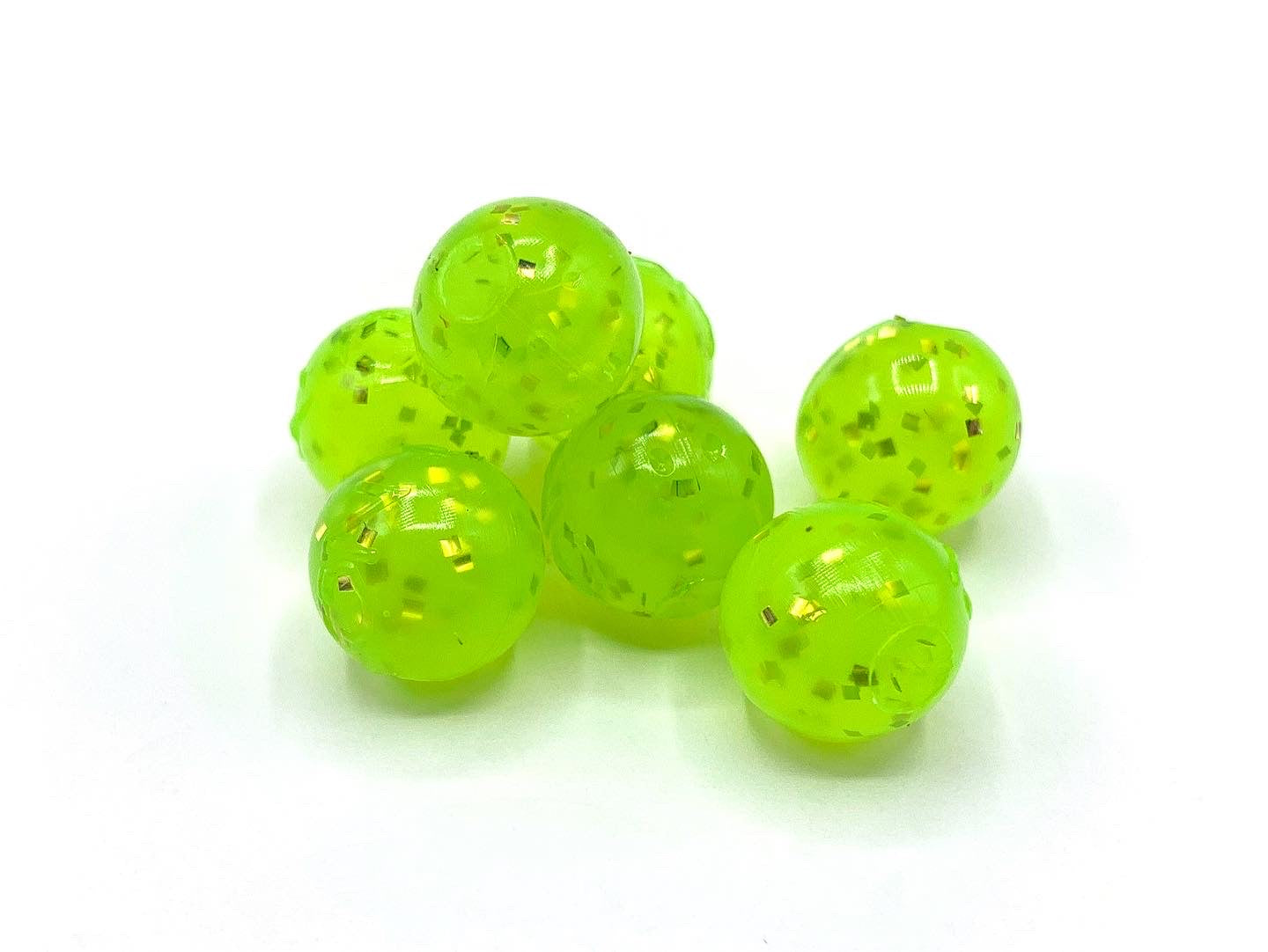 16mm 40pcs fishing beads Round Fishing Rig Beads, Soft Erbium Float  Silicone material, For All Sort Fishing Rigs Saltwater/Freshwate