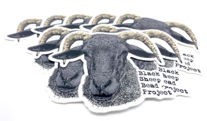BSBP Black Ram 3" Sticker