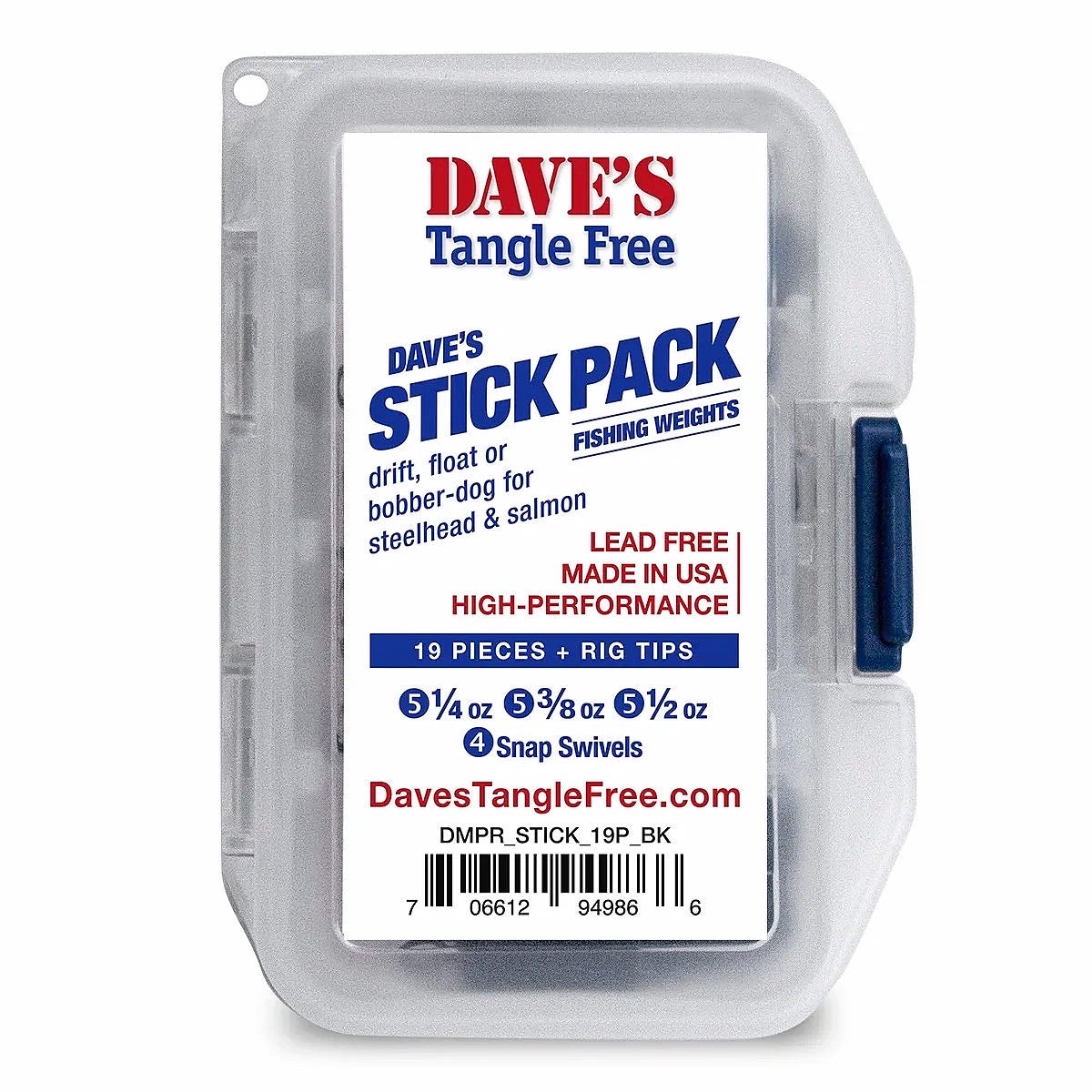 Dave's Tangle Free Stick Pack – Never Quit Fishing