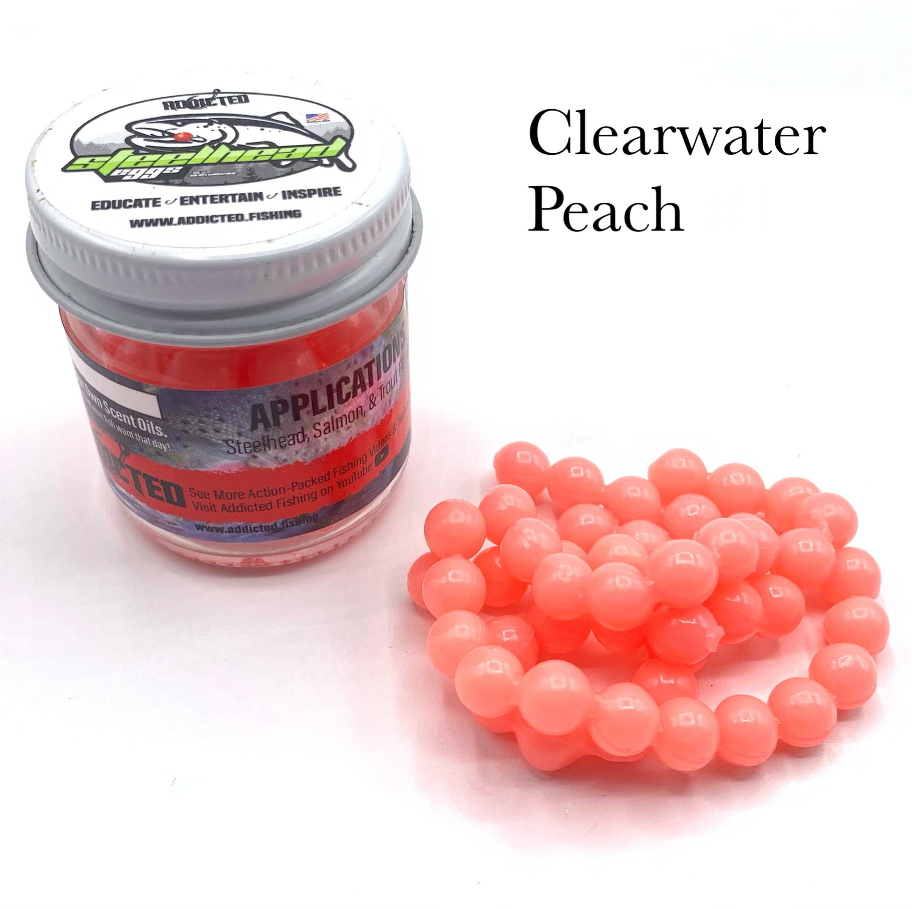 Addicted Steelhead Soft Beads, 7mm - Main Image