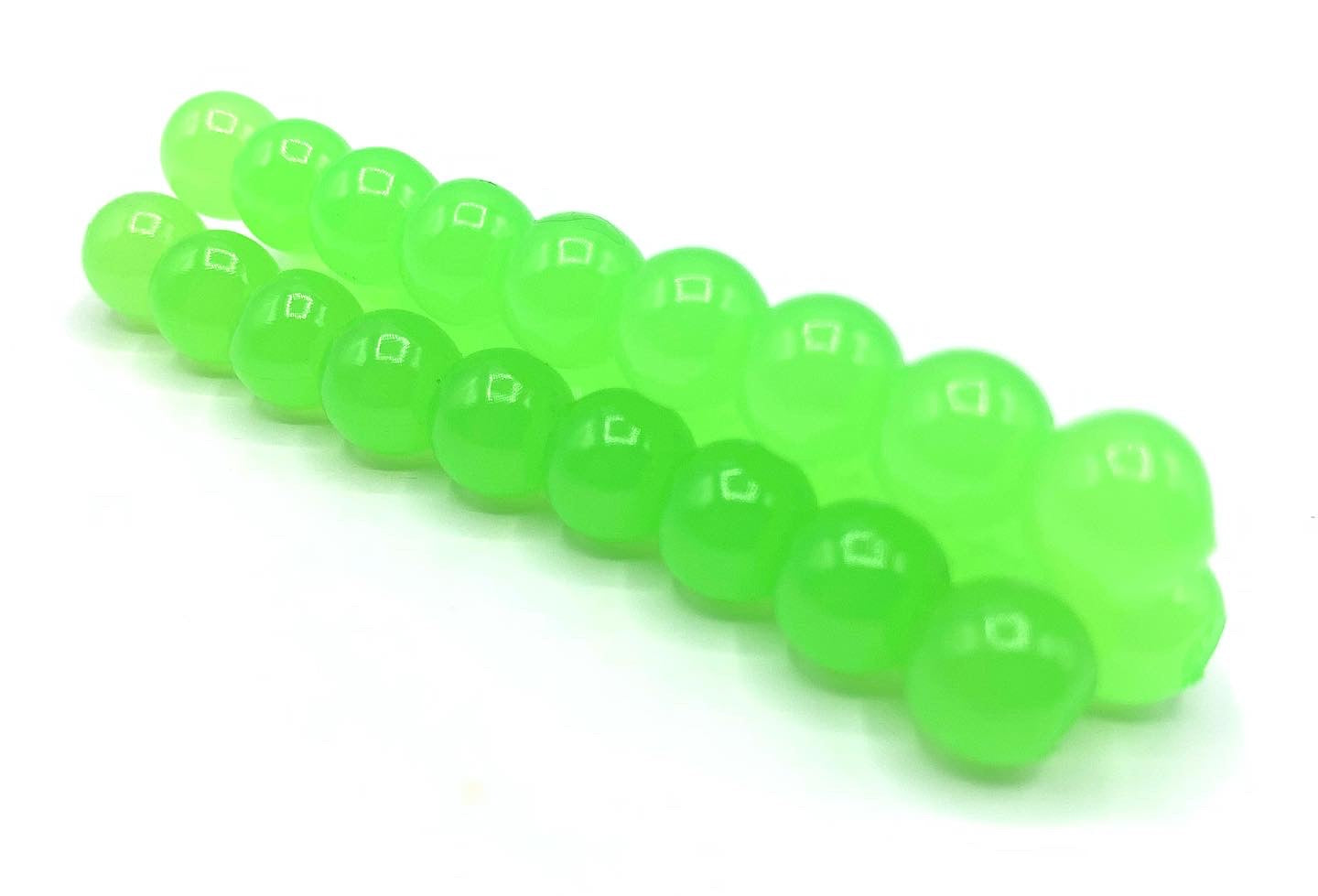  Catch All Tackle Luminous Green Glow Fishing Beads 5/16 100  Pieces : Sports & Outdoors